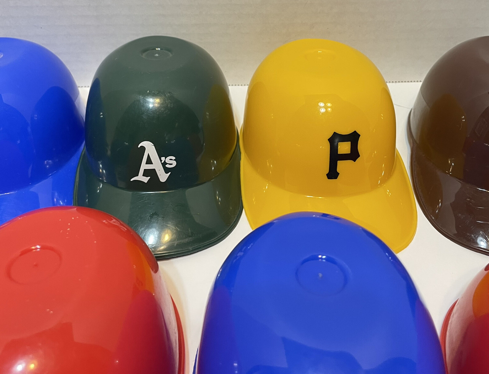 Vintage Mixed Lot 16 Souvenir Baseball Ice Cream Helmets Mixed Teams