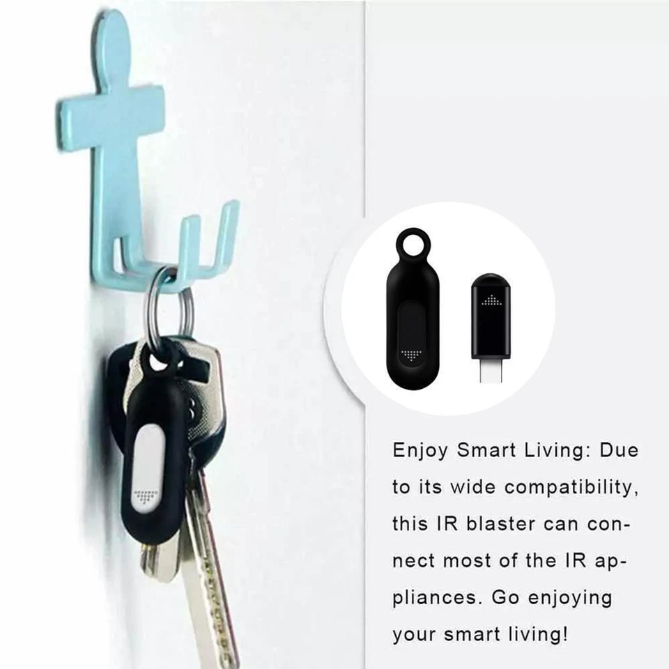 Portable OTG Smart Phone IR Infrared Remote Control For Android iOS Adapter ♛ - Bild 3 von 4