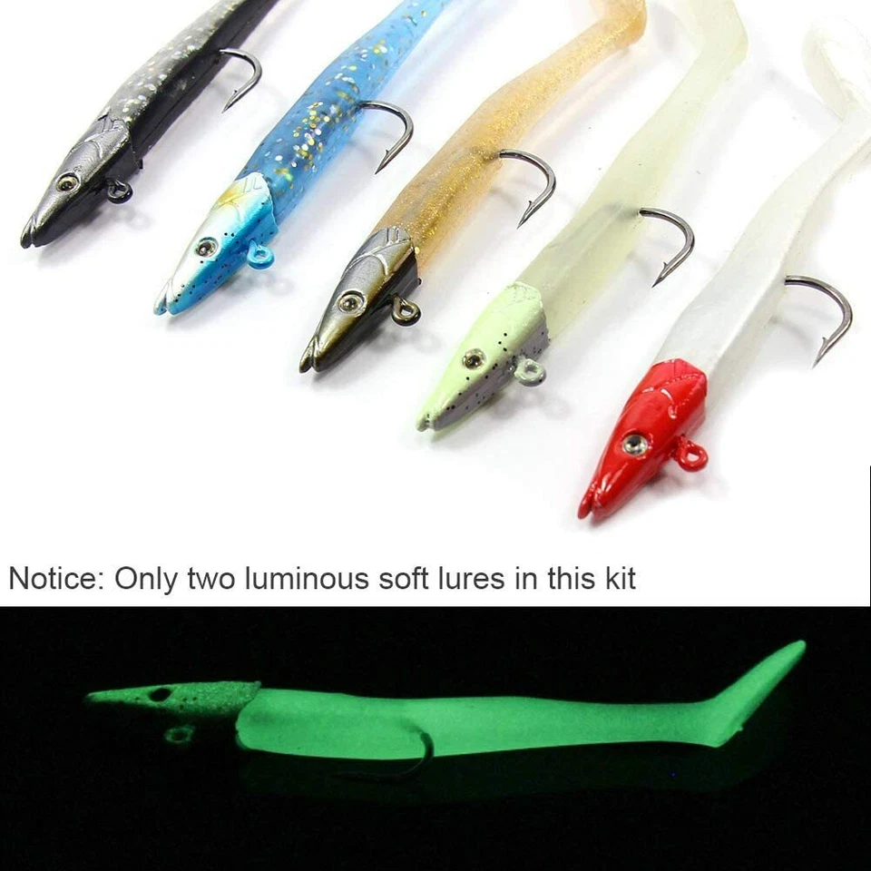 10 X Gummifisch Angelköder Gummiköder Kunstköder 11cm 18.5g -Zander Hecht Barsch - Bild 3 von 4