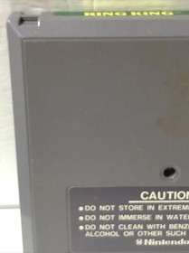 Ring King Nintendo NES Nintendo Entertainment BOXING Authentic CART ONLY Tested