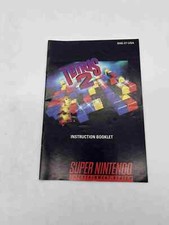 Super Nintendo SNES TETRIS 2 Manual Only NO GAME