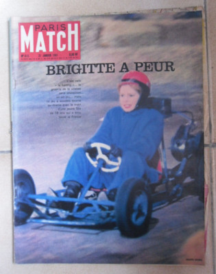 PARIS MATCH Nr. 615 Januar 1961 BRIGITTE BARDOT Elsa MARTINELLI Elizabeth TAYLOR