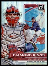 2022 Donruss Diamond Kings Season Stat Line Willson Contreras 134/340 Chicago