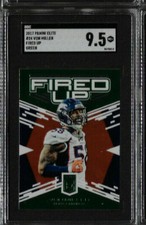 2017 Panini Elite Von Miller Fired Up Green SGC 9.5