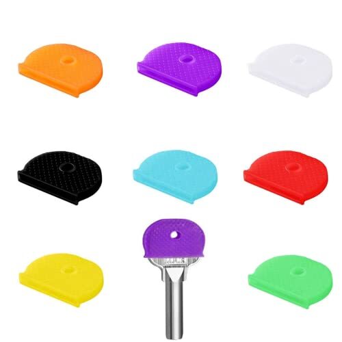 8 Pcs Chiave cap Set, Colorati Chiave cap, Flessibile Chiave Cover, (I4Z)