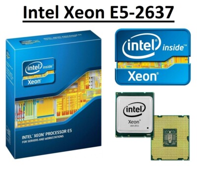 Intel Xeon E5-2637 SR0LE 3,00 - 3,50 GHz, 5MB, 2 Core, Sockel LGA2011, 80W CPU