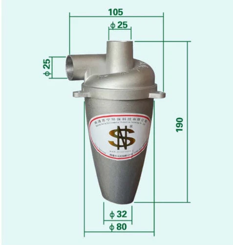 Alu Zyklon Staubabsaugung Filter Abscheider Staubsauger Absaugtechnik Separator - Bild 3 von 4