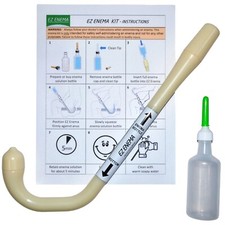 Rounded EZ Enema Kit - Easy, Comfortable, Mess-Free  Safe Constipation Relief 