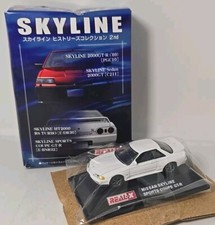 NISSAN SKYLINE 1/72 SPORTS COUPE GT-R WHITE REAL-X OO MODEL RAILWAY MODEL CAR