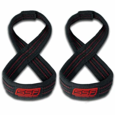 Serious Steel Fitness Figure 8 Straps | Deadlift Straps | Lifting Straps