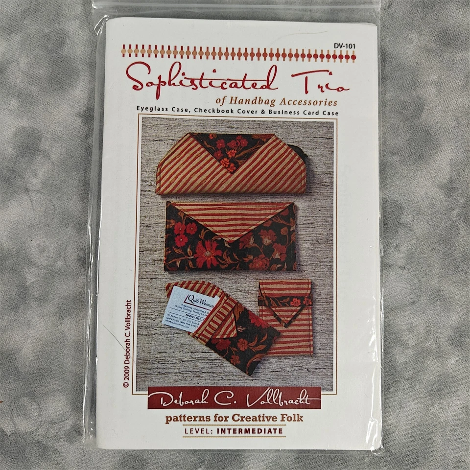 👜 Bolsa Trio Sofisticada Acessórios Padrão por Deborah Vollbrid 🌼 - Imagem 2 de 3