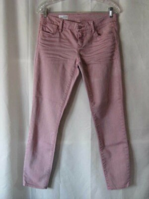 Gap 1969 Always Skinny Rose/Dusty Pink Low Rise Jeans Womens Size 27/4R 