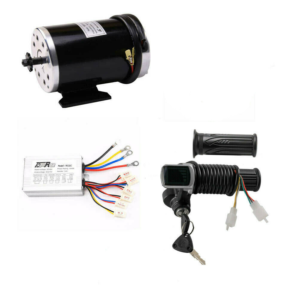 1000W 48V Brushed Motor Kit with Controller for E-Bike Scooter ATV Go Kart