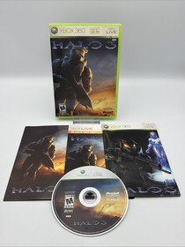 Halo 3 (Microsoft Xbox 360, 2007) Complete w/ Manual Poster Insert | Refurbished