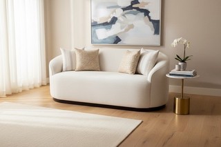 Ex Showhome Helen Green interior design curved sofa Off White cost THOUSANDS B