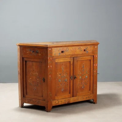Antike Anrichte Kirsche Schuhbladen Italien des XIX Jhs Originell - Bild 1 von 4