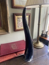 Vintage Highly Polished Extra Large Buffalo Horn Approx 48cm Statement Piece VGC