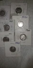 LOT OF Nine PRE 64 ROOSEVELT DIMES 90% SILVER CIRCULATED CONDITION KEY DATe