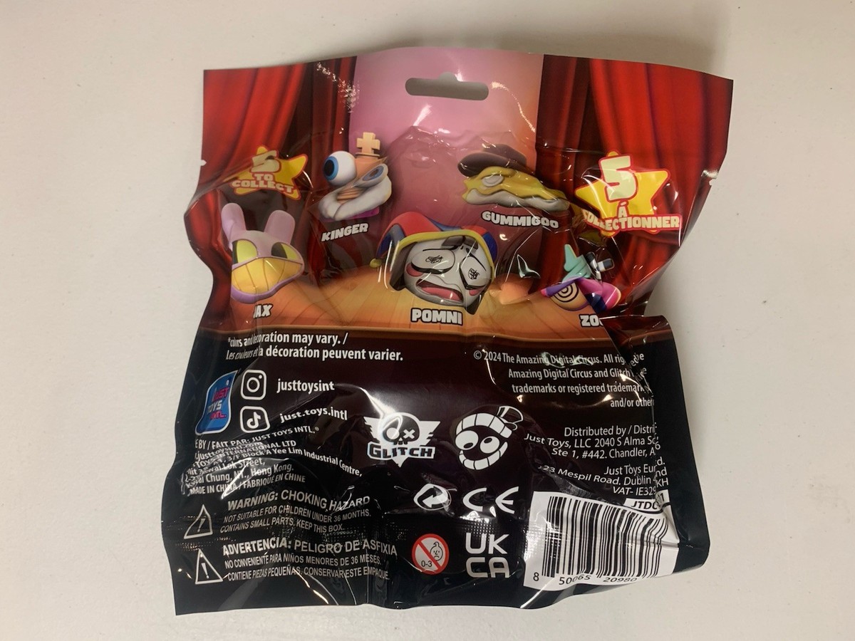 The Amazing Digital Circus JAX Squishme Squishies Pack JTDC-8501