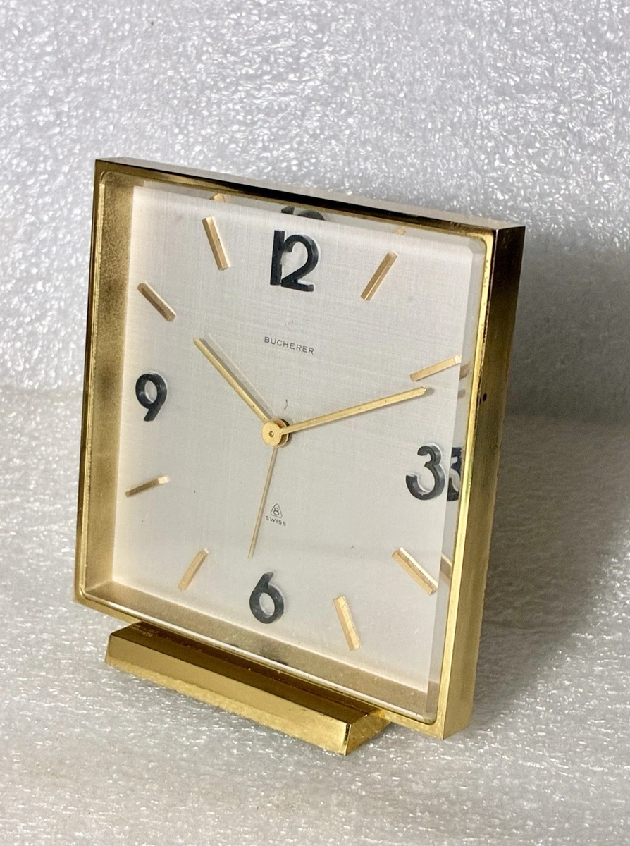 Bucherer Clock Indiana Collectible Shelf & Mantel Clocks (1930