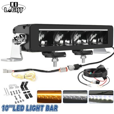 E-Prüfung 10'' LED Zusatzscheinwerfer 12V 24V Fernscheinwerfer Positionslicht