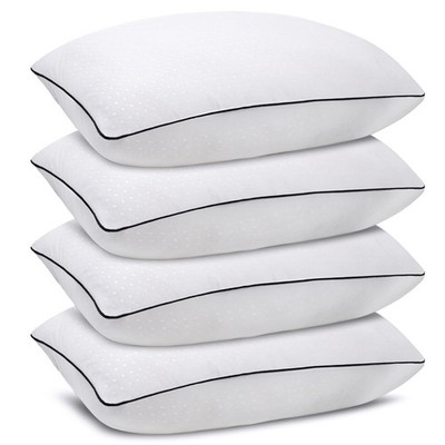 Standard Size Bed Pillows for Sleeping 4 Pack,Luxury Hotel Pillows,Comfortable