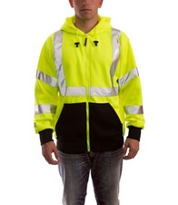 Tingley Job Sight Zip-Up Hoodie Hi-Vis Xl
