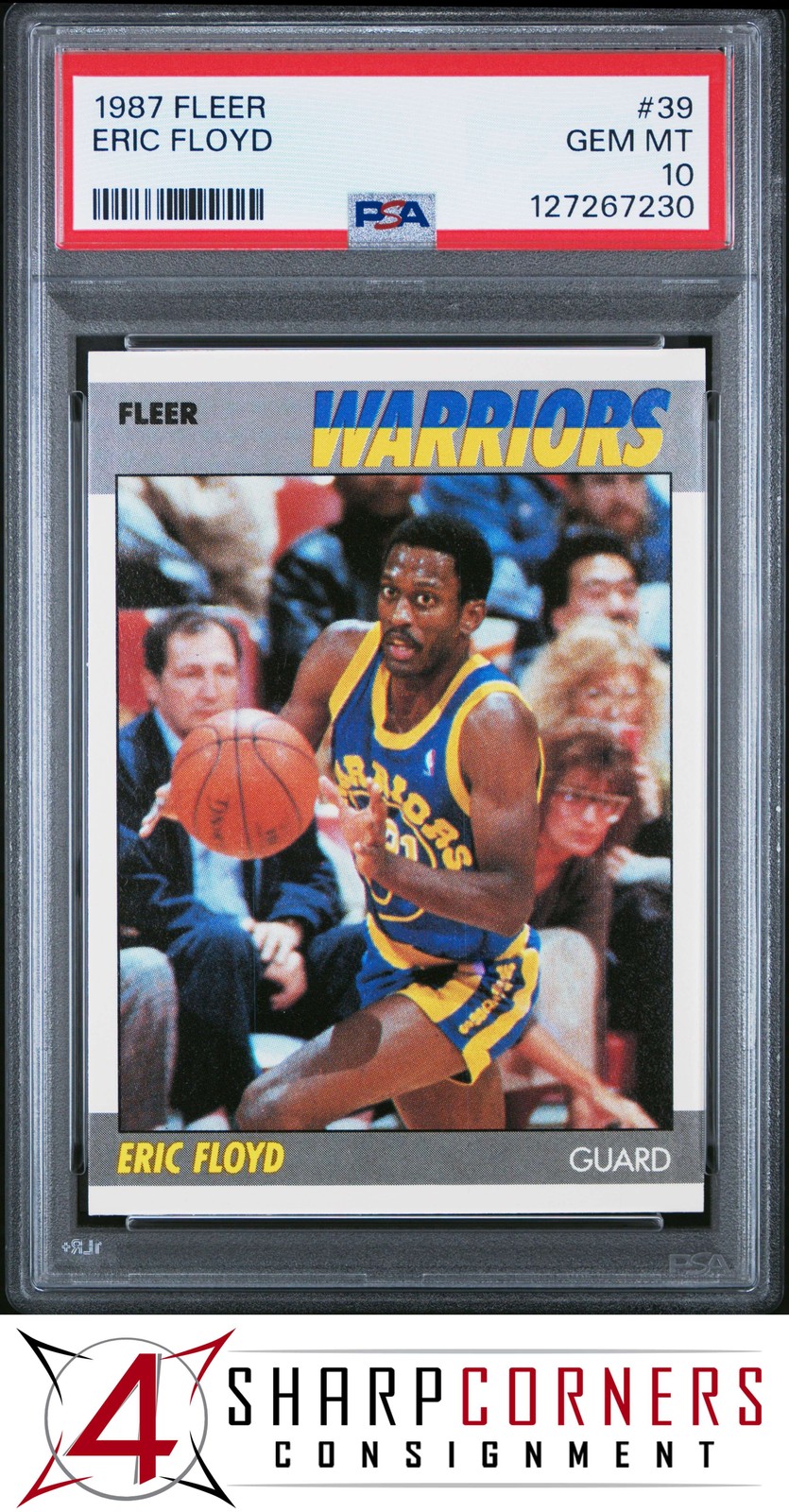 1987 FLEER #39 ERIC FLOYD WARRIORS PSA 10