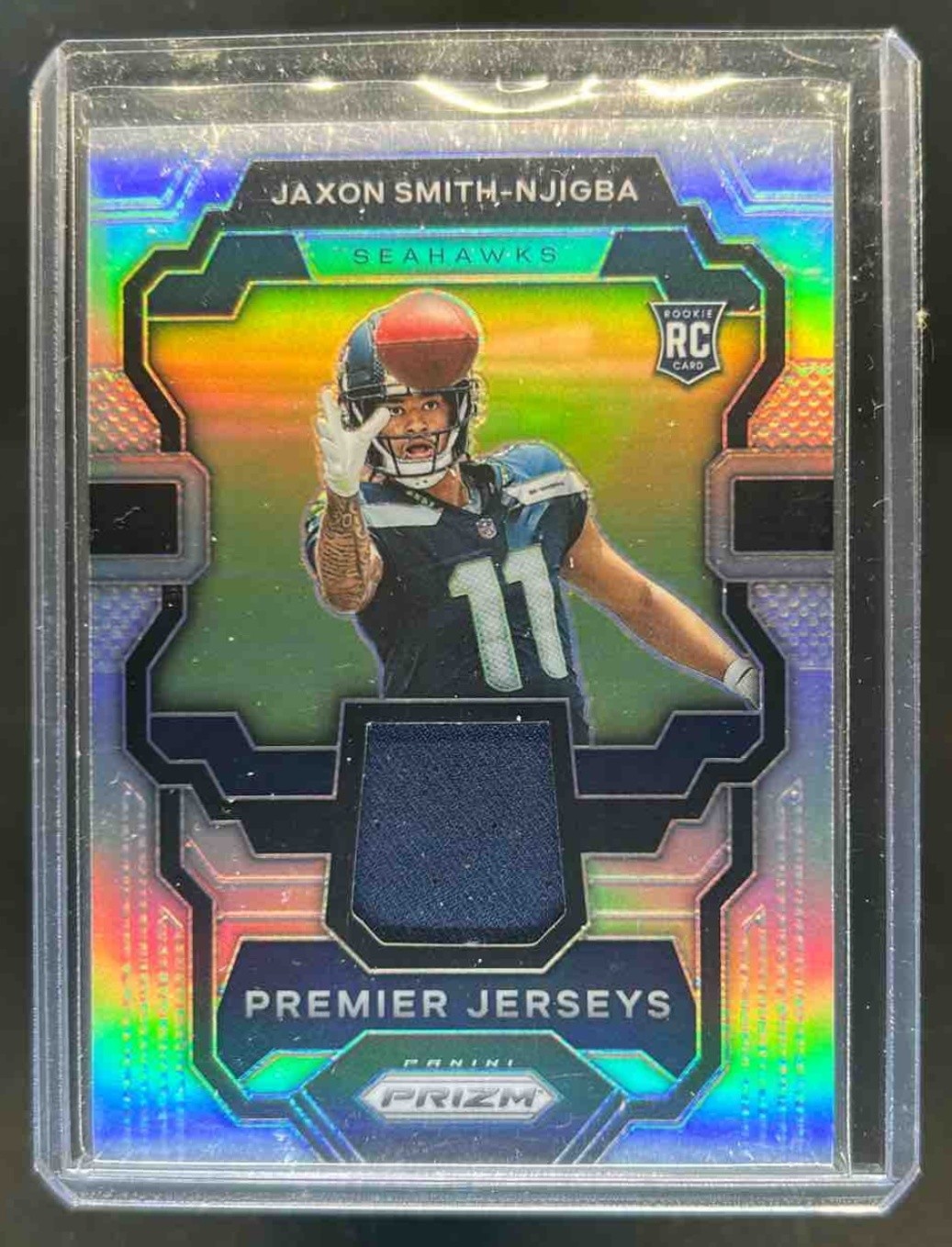 2023 Prizm Jaxon Smith-Njigba Premier Jerseys RC #PJ-JS Seahawks