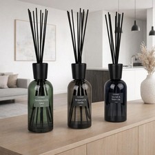 Large 1L Reed Diffuser 3 Luxury Scents Home Fragrance 9-12 Months Gift Boxed 