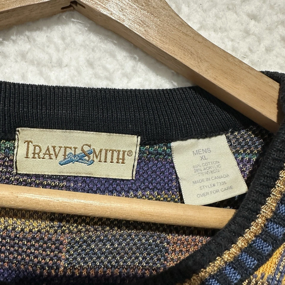 Suéter de Colección Viaje Smith Coogi Estilo Cuello Redondo Pullover Cosby Biggie Talla XL Foto 3 de 4