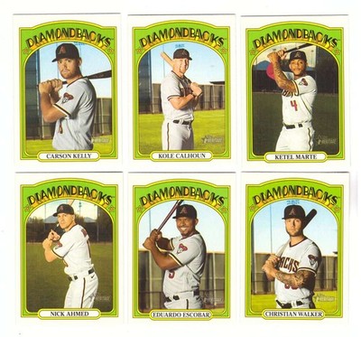 2021 Topps Heritage - ARIZONA DIAMONDBACKS Team Set