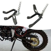 2X Motorrad FußRasten FüR Fahrer Hinten, Schnellmontage, Universal Ersatz