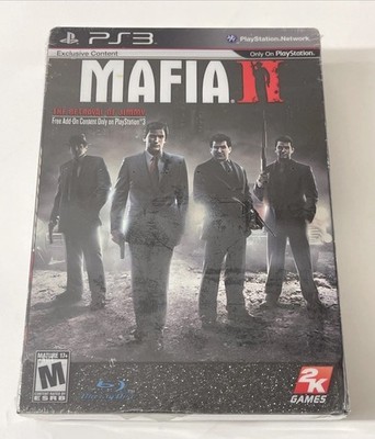 Mafia II Collector's Edition PC DVD SteelBook Sealed 2K Games Big Box Rare