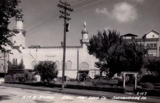 c 1940 RPPC LL Cook KMA Real Photo EKC Postcard Earl May Seed Co Shenandoa Iowa