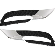 For Buick Enclave Fog Light Bezel 2013-2017 Pair Passenger and Driver Side