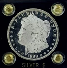 1880 S MORGAN ULTRA CAMEO DMPL! MONSTER MIRRORS! GEM BU++++WOW NR #64337