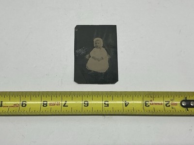 Tintype Photograph - 1/6th Plate - Child in Toddler Attire