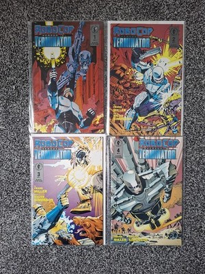 RoboCop Versus The Terminator #1 #4 Complete Set (1992)   Dark Horse Comics