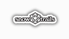 Snow Trails Ski Resort Vinyl Printed Sticker