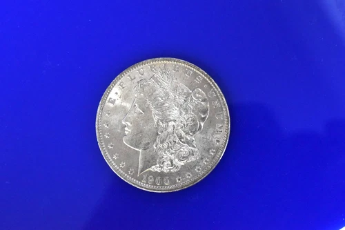 1900 O Silver Morgan Dollar BU Frosty White Mint State Lot B