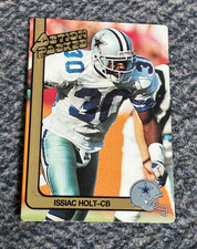Stamped 1991 NFL Action Packed Football Card #52 Issiac Holt