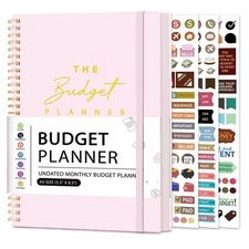 Budget Planner - Monthly Budget Book Undated with Expense & Bill Tracker - Undat