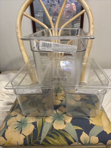 Cambro 36CW135 Camwear 1/3 Size 6in Deep Polycarbonate Food Pan