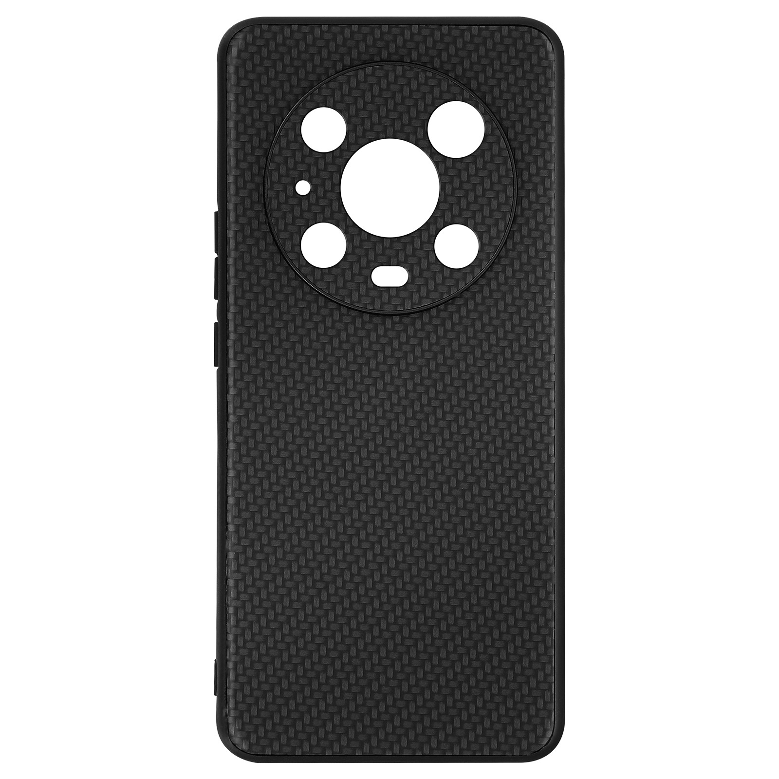 Coque Honor Magic4 Pro finition carbone et cadre antichoc noir
