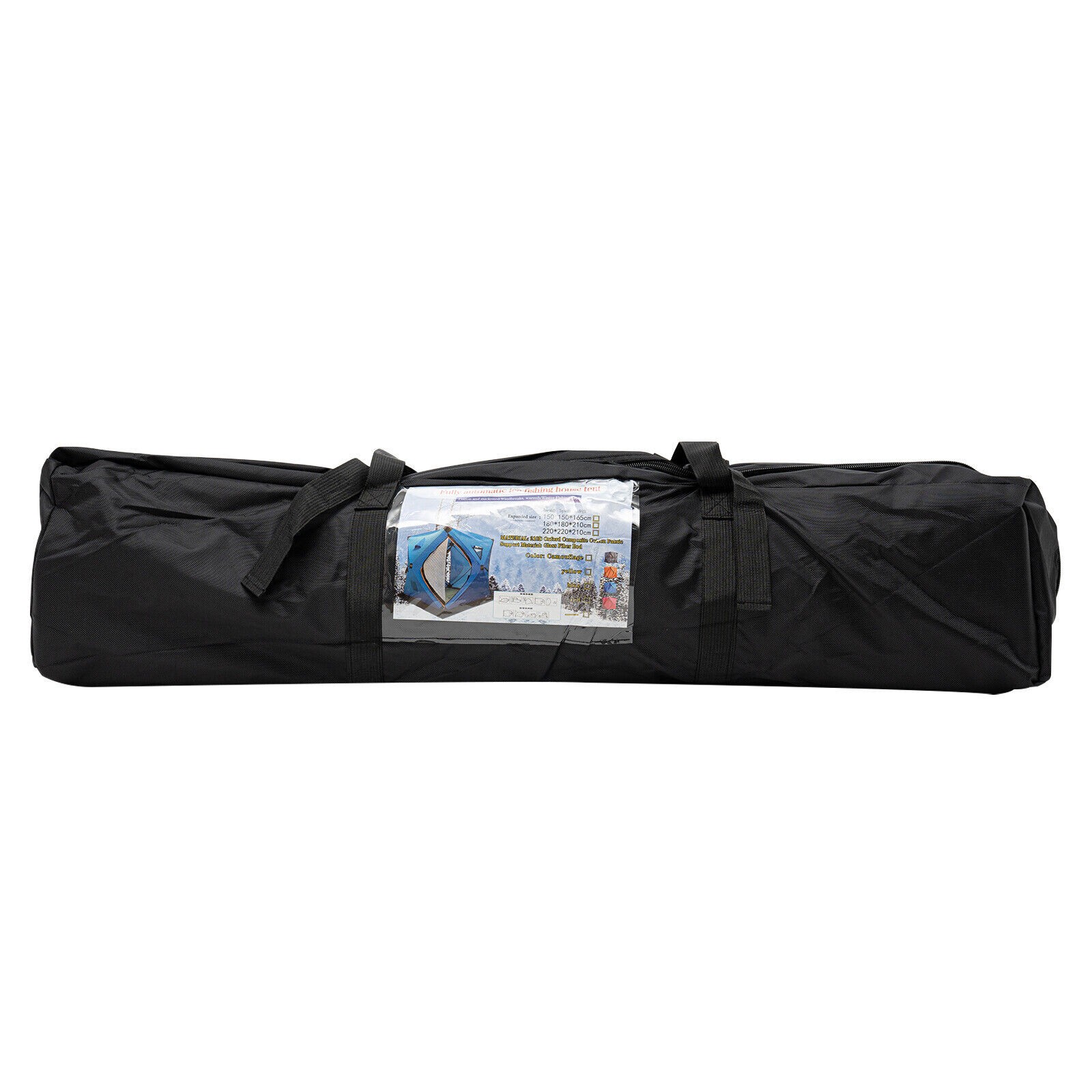 Pop-up 2-person Ice Shelter Fishing Tent Shanty Inside Oxford Fabric Portable