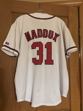 Atlanta Braves Greg Maddux Jersey, Size L, Russell Athletic