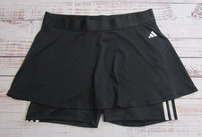 Adidas Aeroready Blk Tight Fit Training Performance Skirt Shorts Skort Womens XL