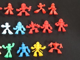 MEGA MAN Kokman Keshi SET Retro Figur Famicom FC NES Made in Japan 1