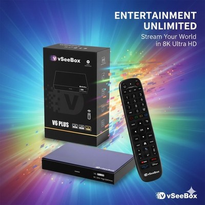       New vSeeBox V6 Plus Smart Media Player 8K Ultra High-Definition
